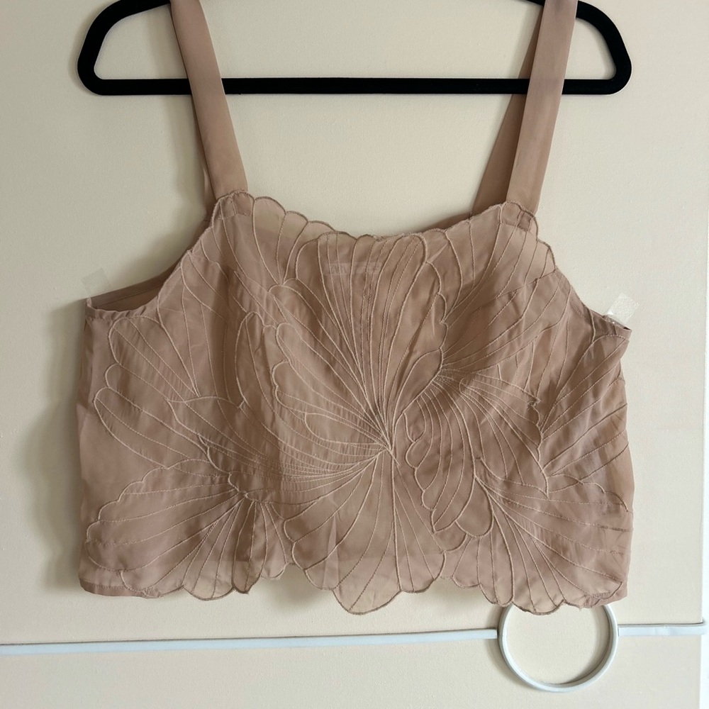 Zara Tan Blouse